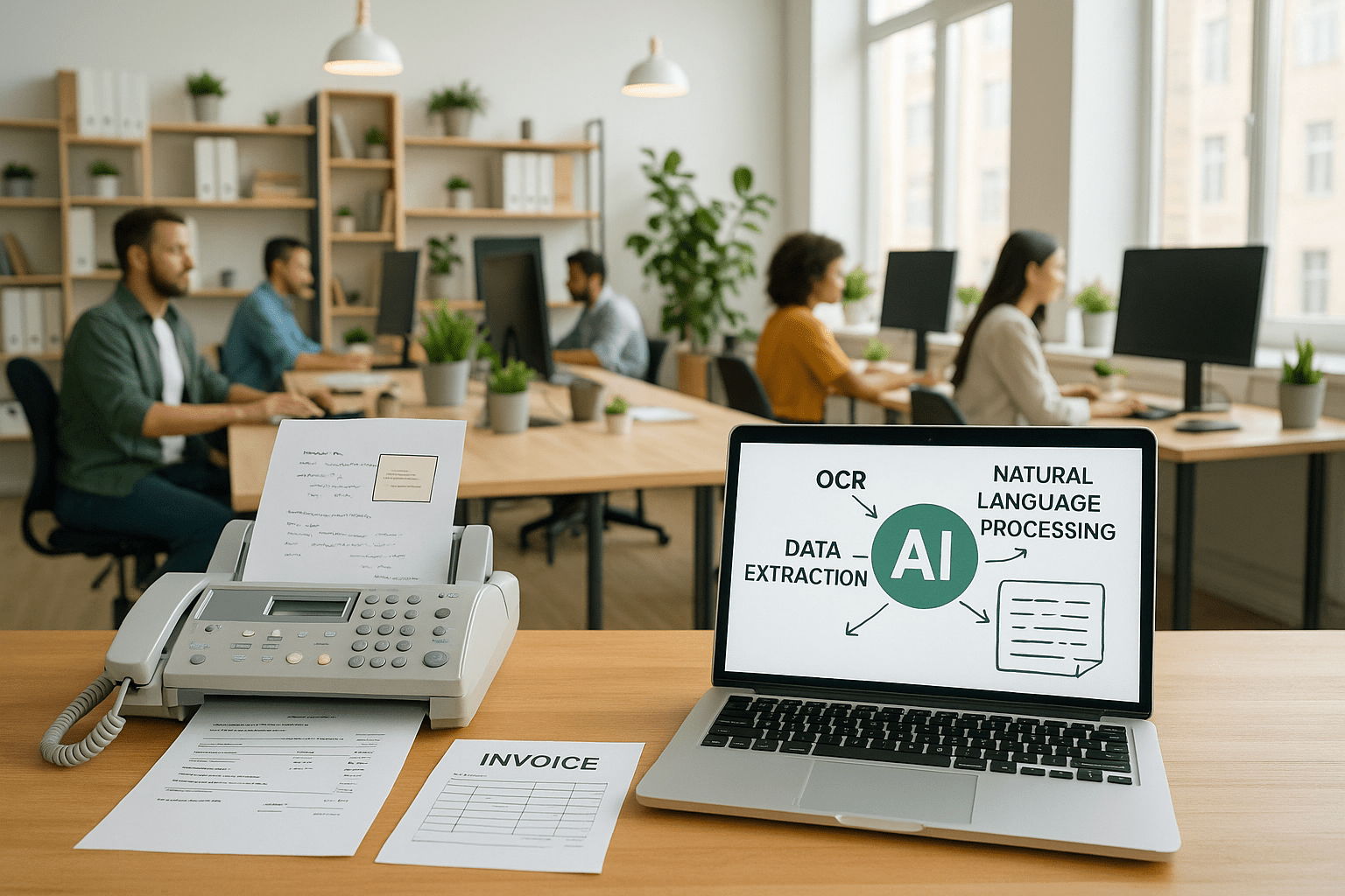 AIがFAXやメールを「読み解く」仕組みとは？